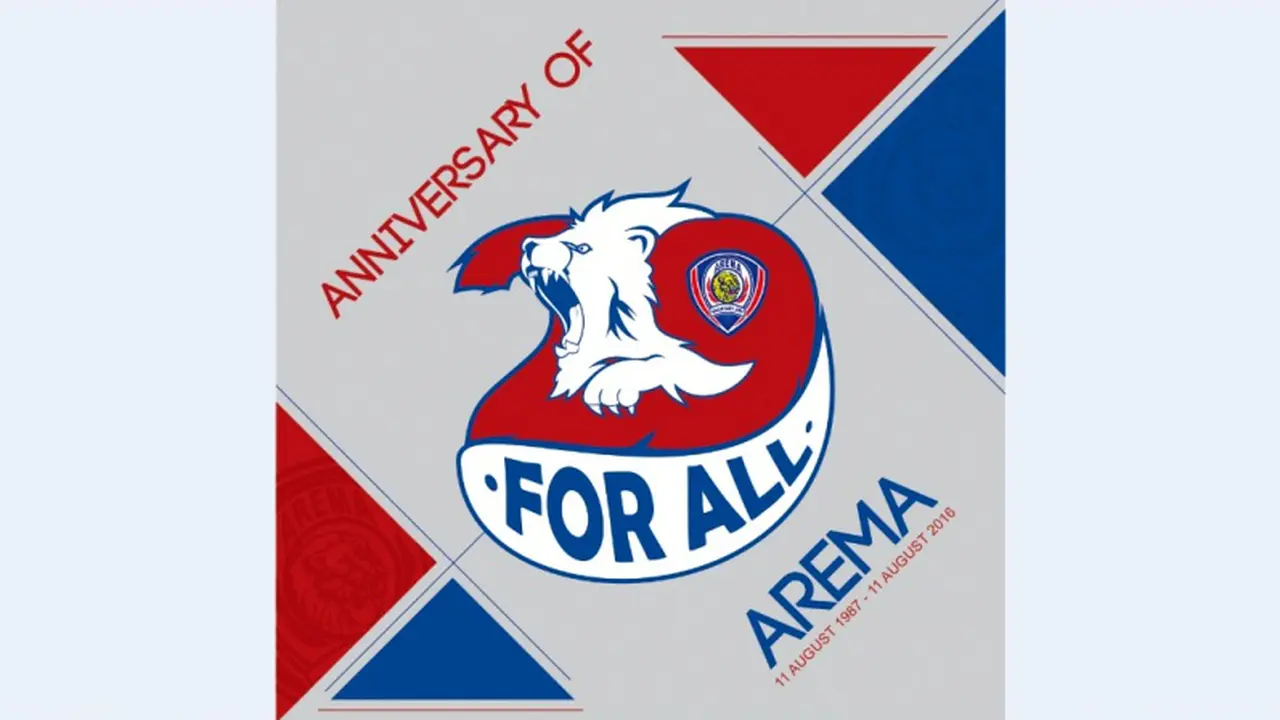 Logo Ultah ke-29 Arema Cronus