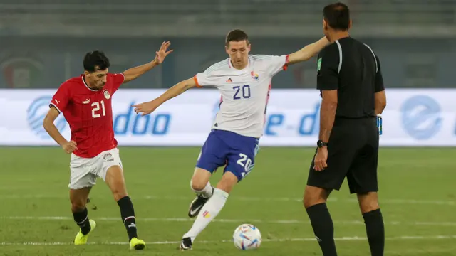 Foto: Timnas Belgia Dipermalukan Mesir Jelang Tampil di Piala Dunia 2022