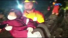 Kuatnya guncangan membuat gempa di Provinsi Sichuan terasa hingga ke Provinsi Shanxi. 