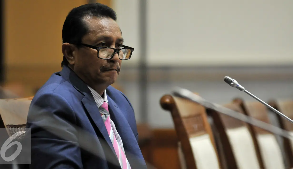 Komisi Yudisial (KY) merekomendasikan 7 orang untuk mengikuti seleksi Hakim Agung dan Hakim Ad Hoc Tipikor di DPR untuk mengisi 3 posisi hakim Agung dan 2 Hakim Ad Hoc Tipikor salah satunya adalah Ibrahim, Jakarta, Senin (29/8). (Liputan6.com/JohanTallo)