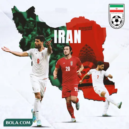 <p>Timnas Iran - Mehdi Taremi, Sardar Azmoun, Alireza Jahanbakhsh (Bola.com/Adreanus Titus)</p>