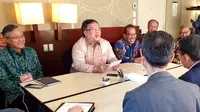 Menteri Bambang Brodjonegoro bertemu utusan Korsel di Fiji. Dok: Humas Kementerian PPN/Bappenas