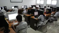 Sejumlah SMP Gelar Geladi Bersih UN Berbasis Komputer