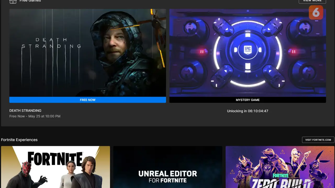 Game Death Stranding Buatan Kojima Production Gratis di Epic Games Store