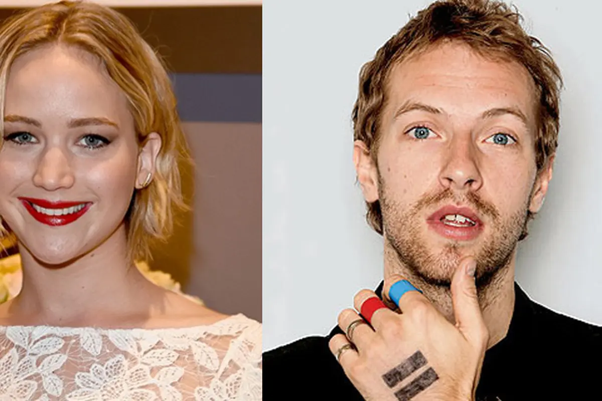 Jennifer Lawrence dan Chris Martin 