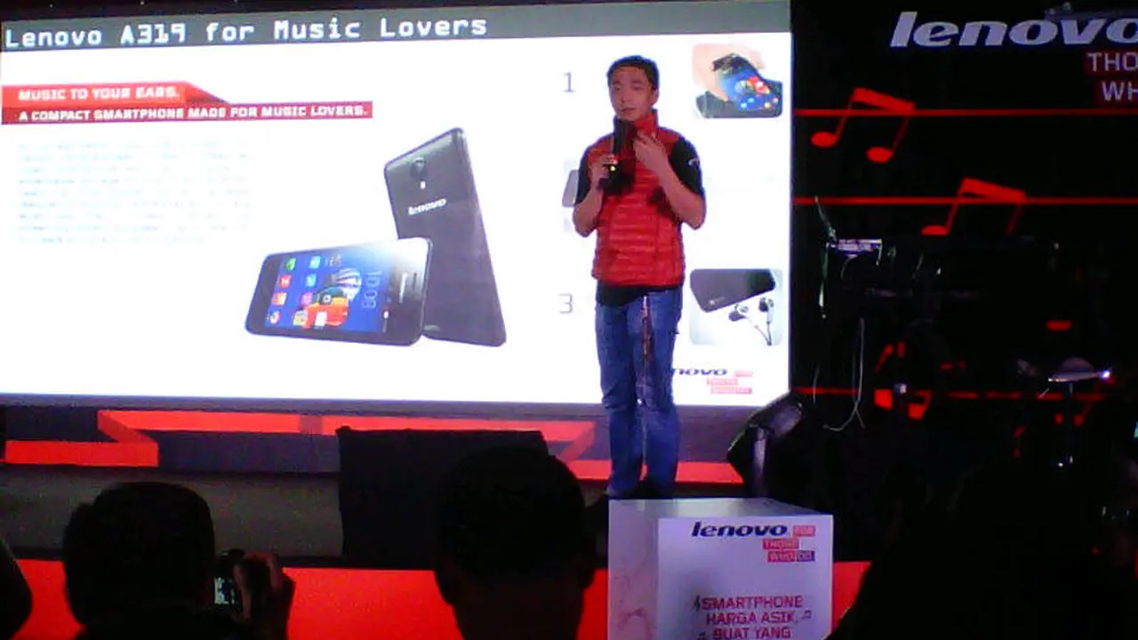 Smartphone Musik Lenovo Harga Rp 1 Juta Sambangi Indonesia