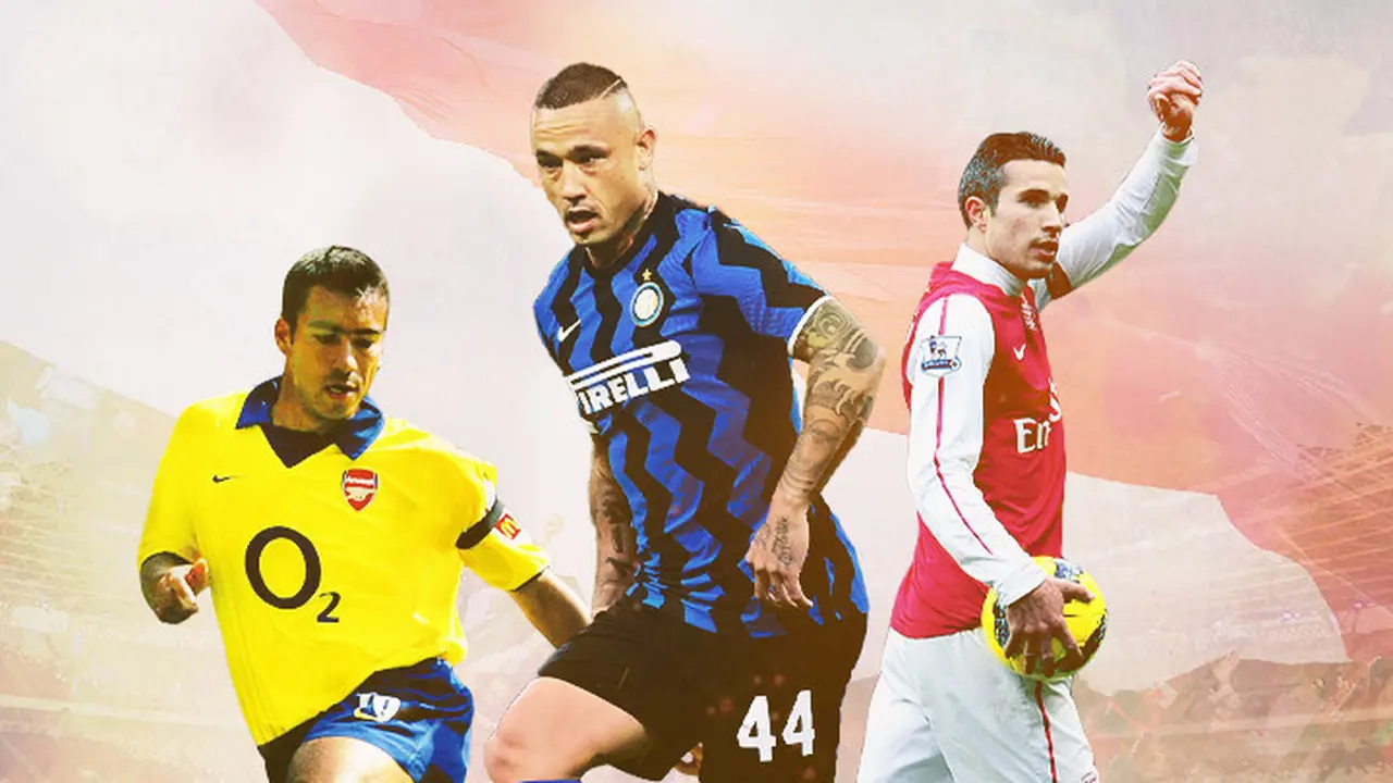 Ilustrasi - Giovanni van Bronckhorst, Radja Nainggolan, Robin van Persie
