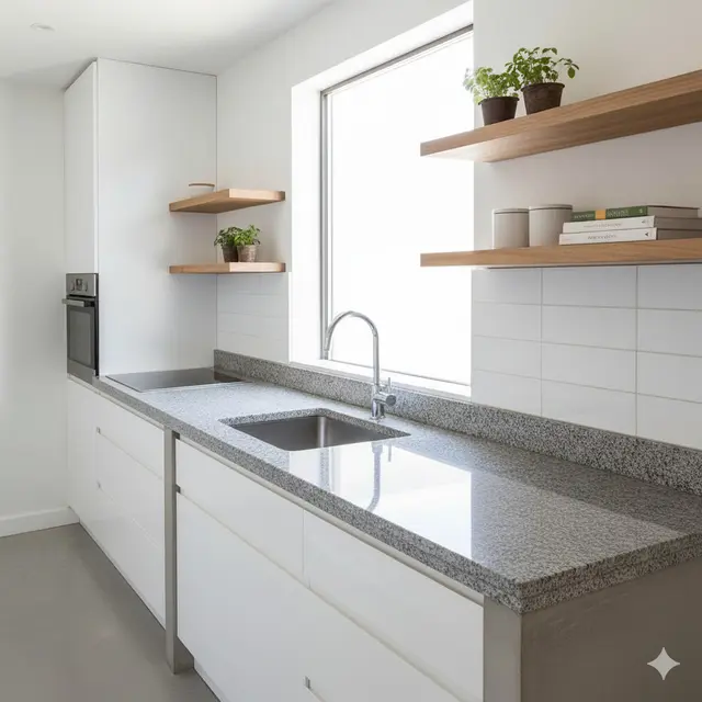 Dapur Cor Minimalis (Foto: Gemini AI)