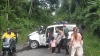 Kronologi Kecelakaan Beruntun di Jalur Wisata Pantai Mutun Lampung