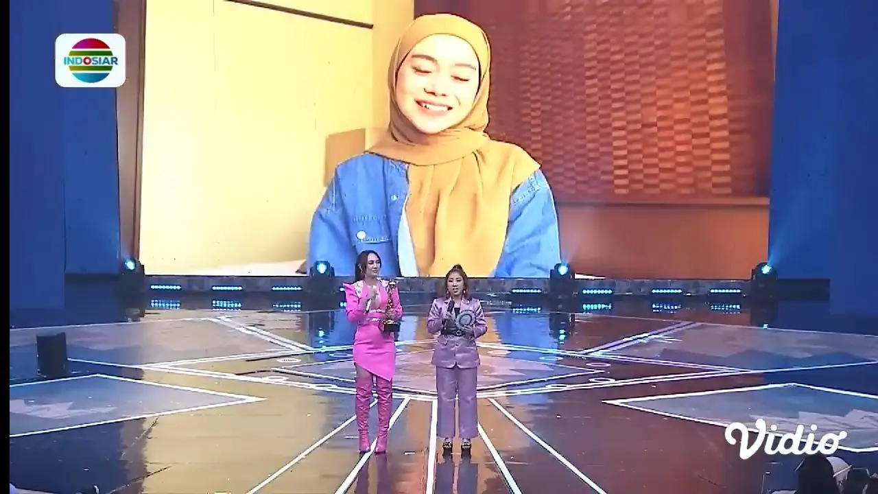 Lesti Kejora menang piala Indonesian Dangdut Awards 2022 (Foto: Indosiar via Youtube)