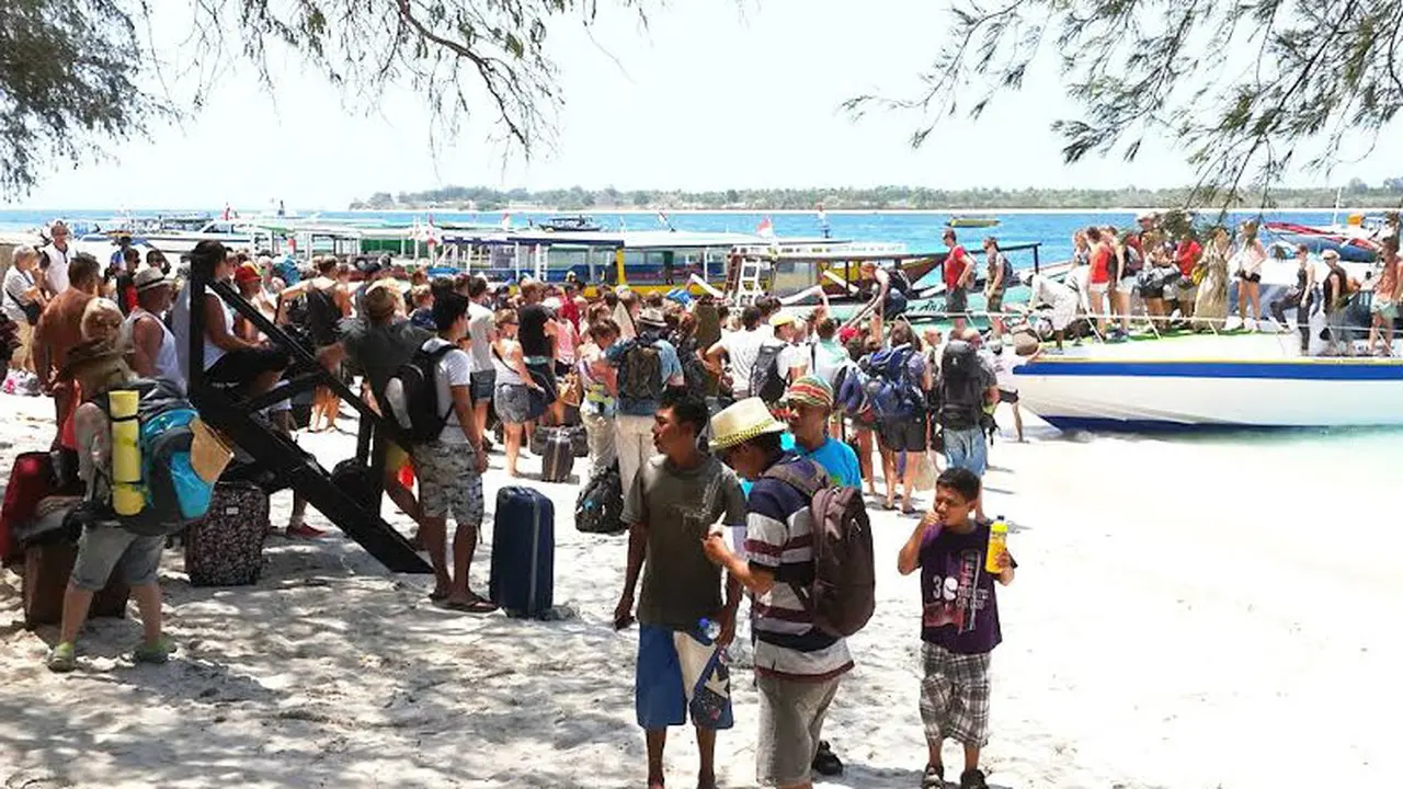 Natal Tiba, Gili Trawangan Dibanjiri Wisatawan