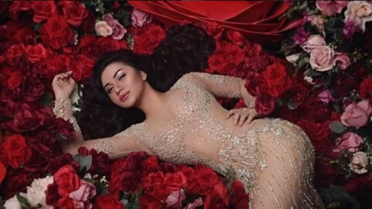 Ariel Tatum dalam busana transparan.