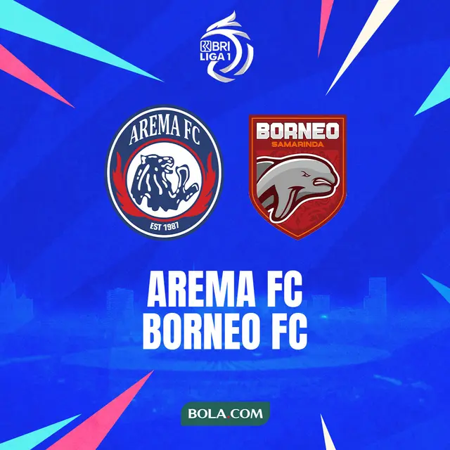 BRI Liga 1 - Arema FC Vs Borneo FC