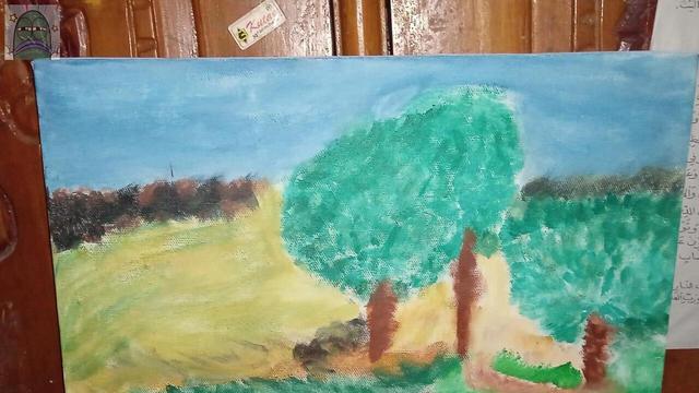 6 Potret Lukisan Pemandangan Netizen Ini Bikin Senyum, Bak Punya Anak SD