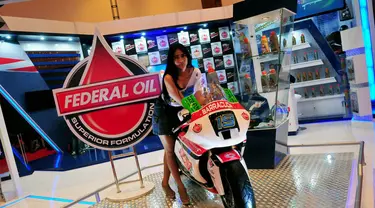  Indonesia Motorcycle Show (IMoS) resmi dibuka di Jakarta Convention Center, Rabu (29/10/2014). (Liputan6.com/Johan Tallo)