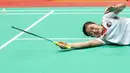 <p>Pebulu tangkis ganda putri Indonesia, Febriana Dwipuji Kusuma/Amalia Cahaya Pratiwi bertanding melawan pebulu tangkis ganda putri Thailand, Jongklophan Kititharakul/Rawinda Prajongjai pada final bulu tangkis beregu putri SEA Games 2023 di Badminton Hall Morodok Techo National Stadium, Phnom Penh, Kamboja, Kamis (11/05/2023). (Bola.com/Abdul Aziz)</p>