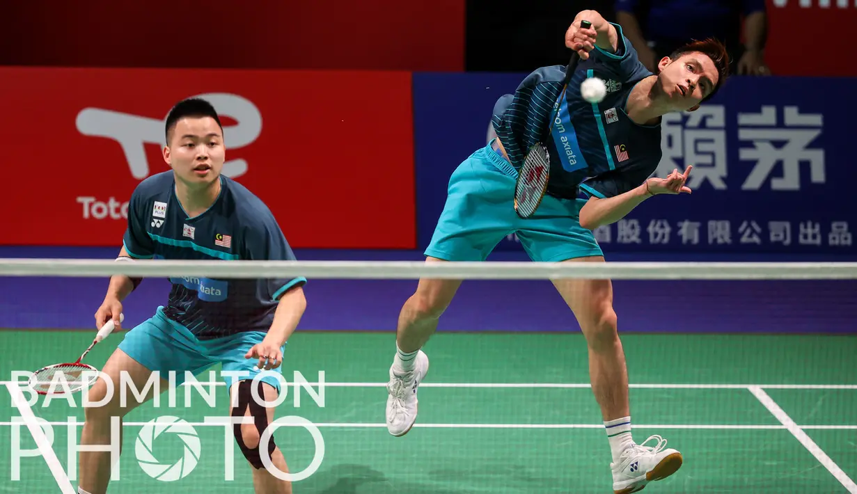 Sebelumnya Minions keok oleh pasangan Aaron Chia/Soh Wooi Yik di Olimpiade Tokyo 2020 dan perempat final Piala Sudirman 2021. (Badminton Photo/Yohan Nonotte)