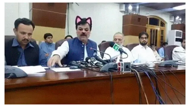 Politisi Ini Pakai Filter Kucing Saat Rapat, Netizen Dibuat Tertawa