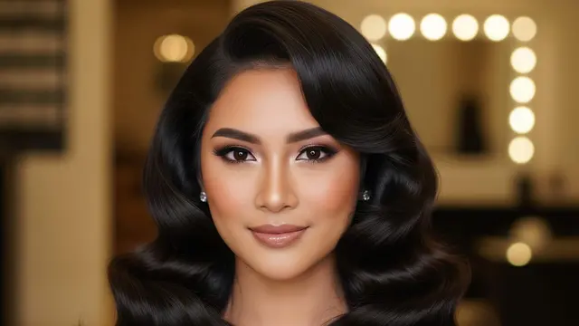 Model Rambut Wanita Panjang Blow ala Salon