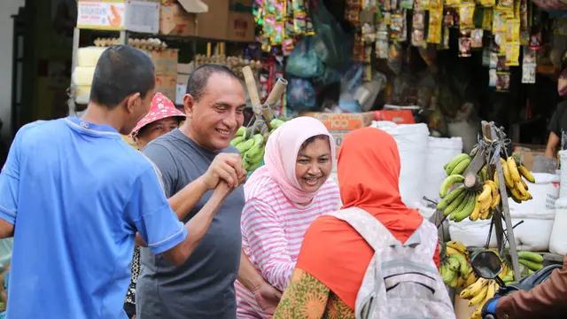 Calon Gubernur Sumatera Utara nomor urut 1 Edy Rahmayadi. (Liputan6.com/Reza Efendi)