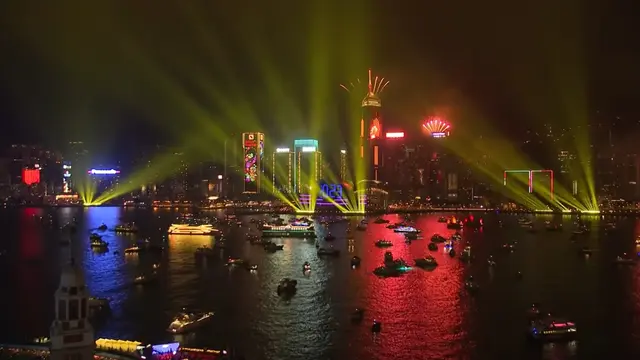 Hong Kong Siapkan Pertunjukan Kembang Api Musikal 12 Menit di Malam Tahun Baru 2024