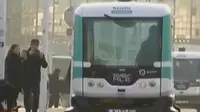 Kota Paris menguji coba bus tanpa sopir.