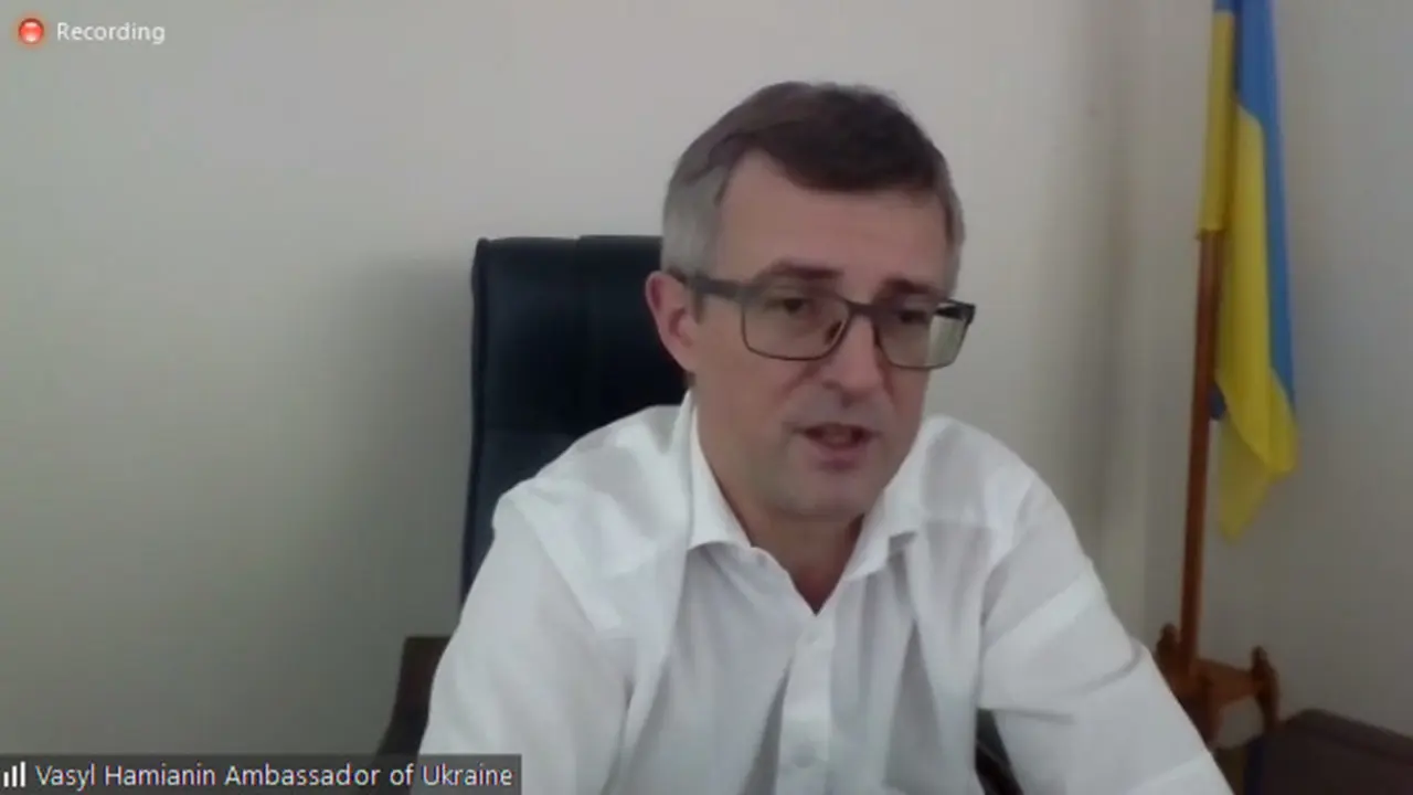 Dubes Vasyl Hamianin: Ukraina Tidak Akan Hilang Harapan (Liputan6.com/Teddy Tri Setio Berty)