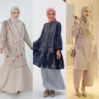 Inspirasi Baju Tunik Lebaran Simple dari Artis Tanah Air. [Instagram]