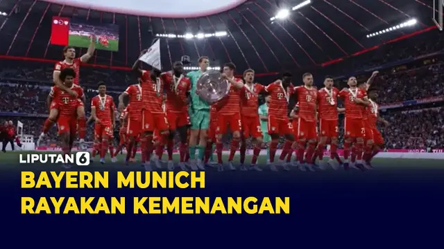 Bayern Munich Rayakan Kemenangan Gelar Bundesliga bersama Penggemarnya