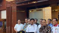 Menko Polhukam Hadi Tjahjanto sekaligus ketua Satgas Pemberantasan Judi Online di Kemenko Polhukam, Jakarta, Rabu (19/6) (Istimewa)