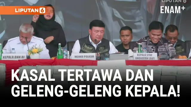 VIDEO: Kasal sampai Tertawa Dengar Pertanyaan Soal Artis di Pemusnahan Sabu!