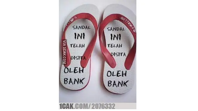 Tandai Sandal (Sumber: 1cak)