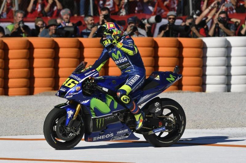 Pembalap Movistar Yamaha, Valentino Rossi (Yamaha Racing)