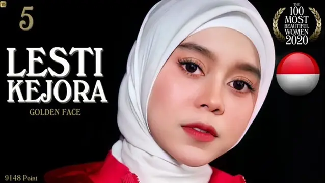 4 Fakta Rasio Wajah Lesty Kejora Jadi Wanita Tercantik ke-5 Versi Top Beauty World