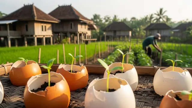 2 Cara Buat Media Semai Bibit Pakai Kulit Telur Bekas Biar Ramah Lingkungan
