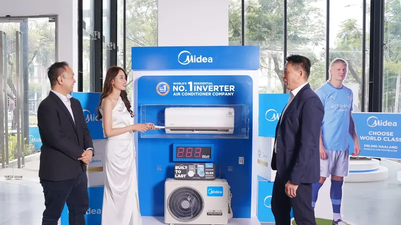 Midea luncurkan AC Inverter ½ PK (Liputan6.com/Fauzan)