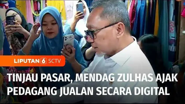 Menteri Perdagangan Zulkifli Hasan mengawasi peredaran barang impor di salah satu pusat perbelanjaan di Jakarta. Selain mencegah barang impor membanjiri pasar dalam negeri. Mendag meminta pedagang juga aktif dalam perdagangan digital.