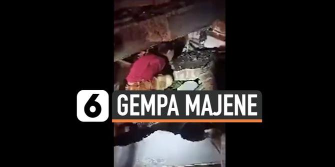 VIDEO: Suasana Mengerikan Saat Gempa Besar Magnitudo 6,2 Guncang Majene