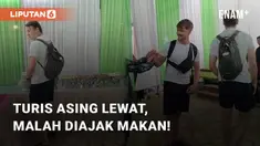 Viral unggahan TikTok yang perlihatkan turis asing tak sengaja lewat di hajatan. Para turis yang melintas tersebut mendadak jadi tamu, mereka juga justru diajak makan oleh warga