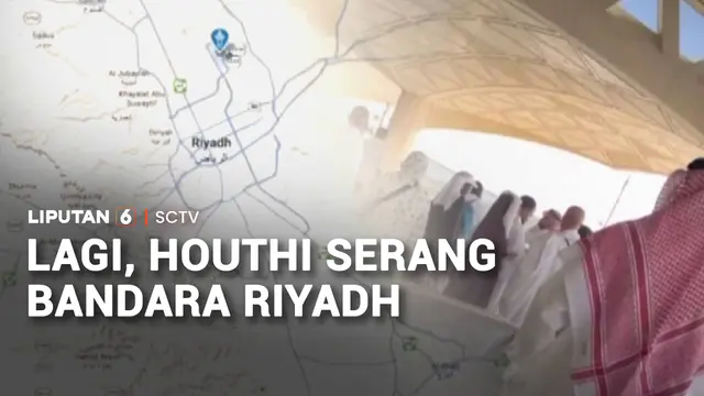 Serangan Rudal Houthi ke Bandara Riyadh Lukai Puluhan Orang