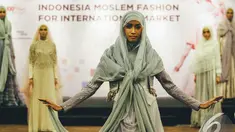 Kemendag membuka acara Indonesia Moslem Fashion, Jakarta, Rabu (29/10/2014). (Liputan6.com/Faizal Fanani)