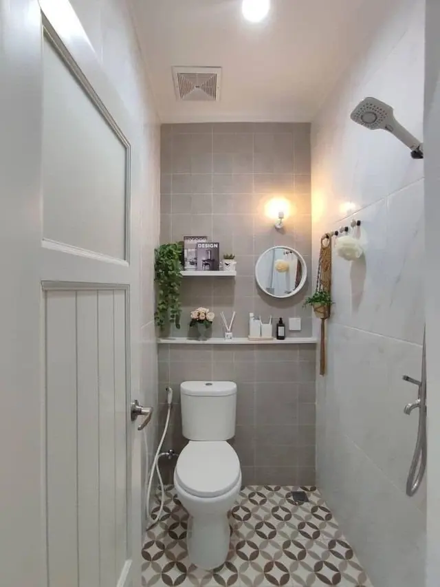 Desain Kamar Mandi Unik Mungil dan Mewah