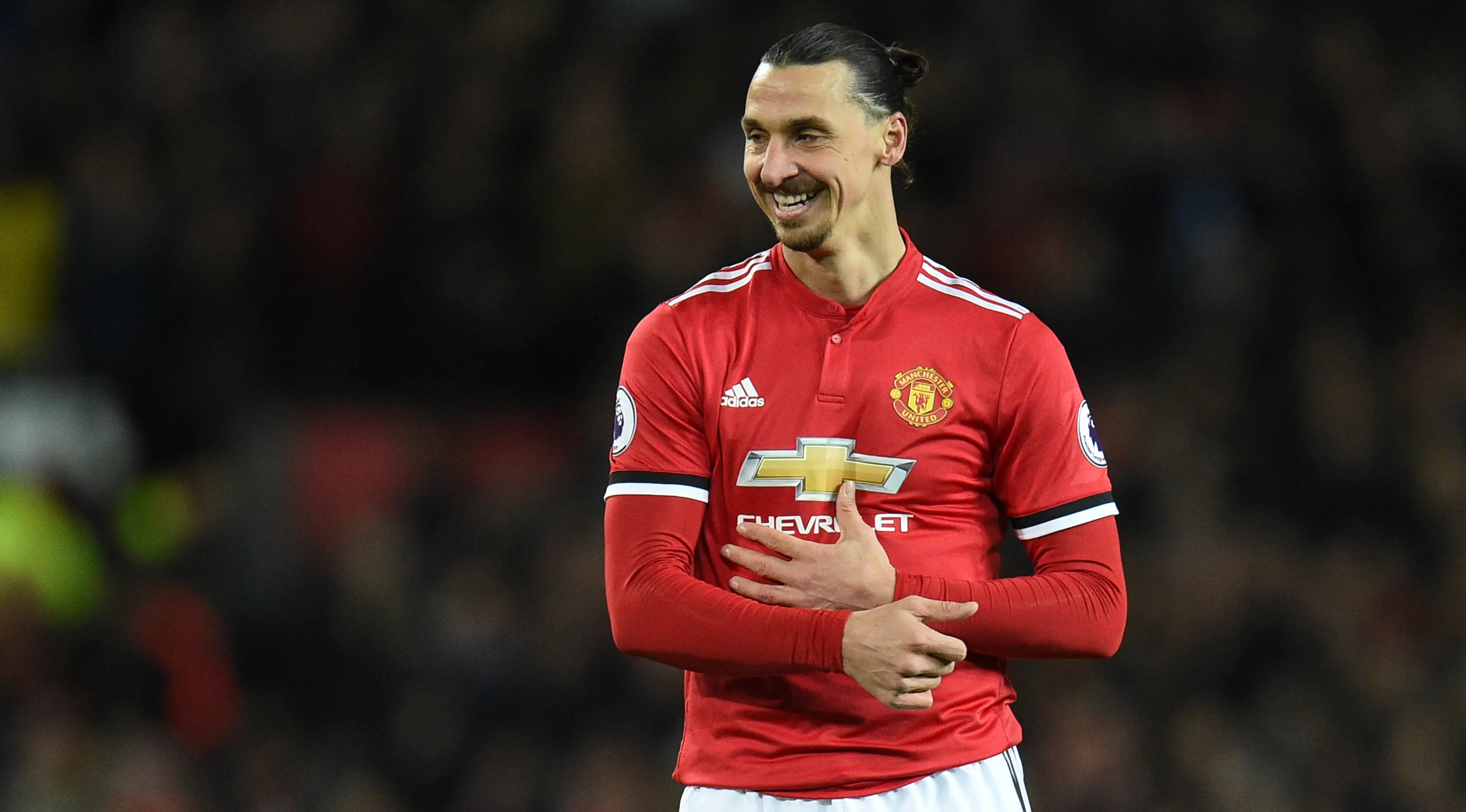 Striker Manchester United (MU) Zlatan Ibrahimovic. (Oli SCARFF/AFP)