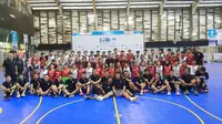 Regional Selection Camp Jr NBA berlangsung di Cilandak Sports Center, Minggu (22/7/2018). (Liputan6.com/Thomas)