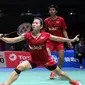 Ganda campuran Indonesia, Praveen Jordan/Debby Susanto, susah payah melewati babak pertama Prancis Terbuka Super Series 2017, Rabu (25/10/2017). (PBSI)