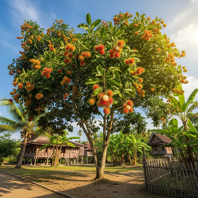 Pohon Rambutan Aceh (Gemini AI)