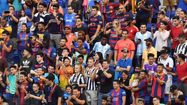 FOTO: Juventus Berlatih Jelang Laga ICC 2017 Melawan Barcelona