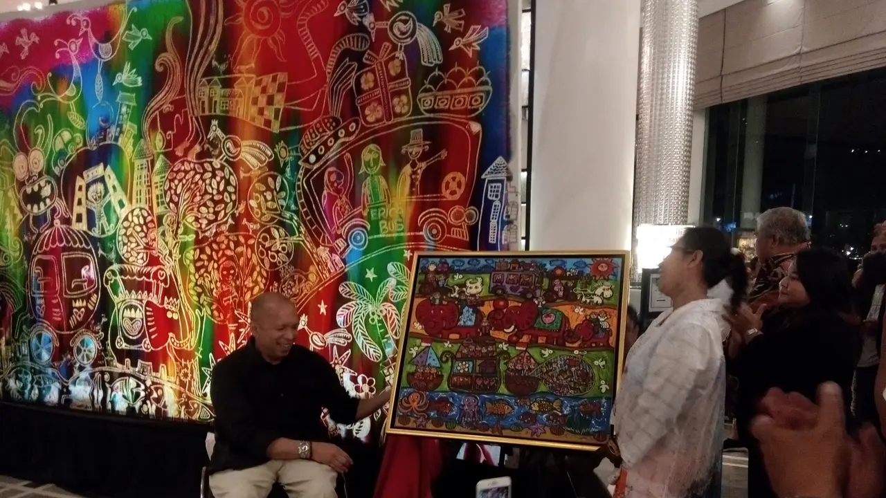 Cara Unik Seniman Yogya Buka Pameran Seni Tunggal