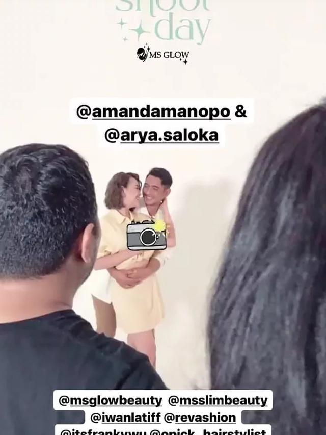 6 Gaya Pemotretan Terbaru Amanda Manopo dan Arya Saloka, Jadi Sorotan