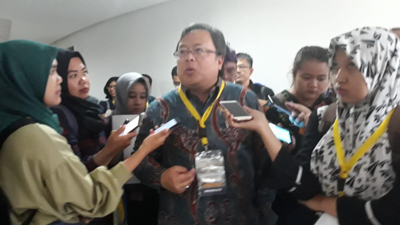 Menteri Bappenas Bambang Brodjonegoro saat ditemui sejumlah wartawan di kawasan Gading Serpong, Kabupaten Tangerang, Selasa (28/8/2018).
